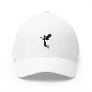 Fairy Embroidered Closed-Back Cap - Stylish & Trendy