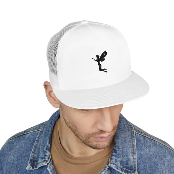 Fairy Embroidered 5 Panel Trucker Cap - Unique Outdoor Style - Image 23