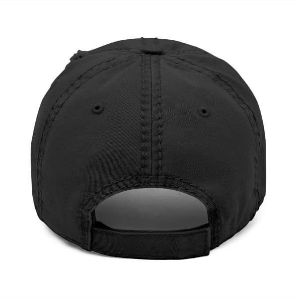 Distressed Dad Hat with Embroidered Design - Casual, Vintage Style for All Occasions - Image 6