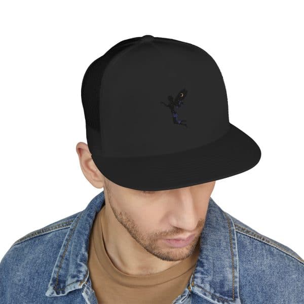 Fairy Embroidered 5 Panel Trucker Cap - Unique Outdoor Style - Image 39