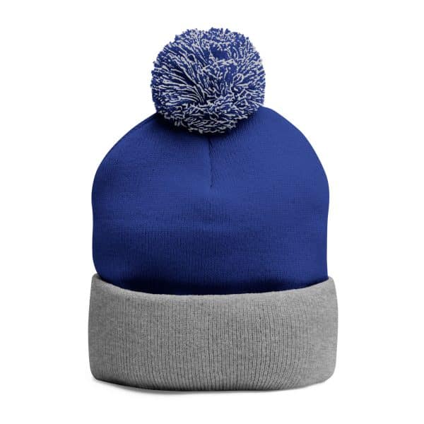 Celestial Fairy Cozy Pom-Pom Knit Cap with Embroidered Design - Image 4