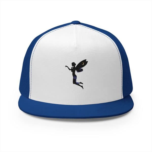 Fairy Embroidered 5 Panel Trucker Cap - Unique Outdoor Style - Image 17