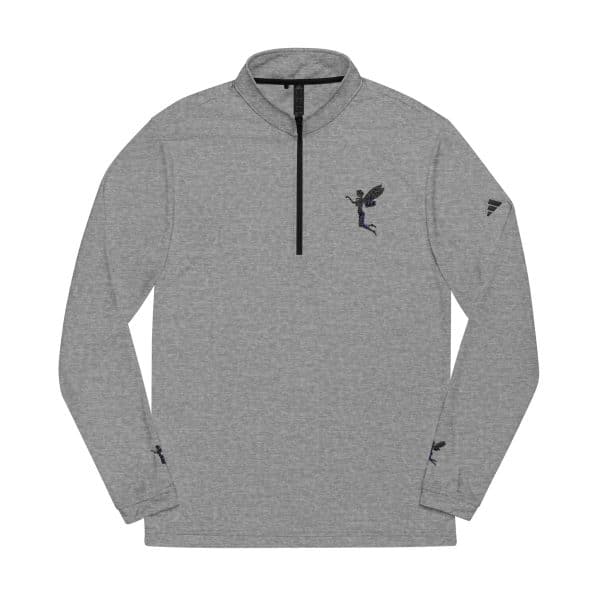Celestial Fairy adidas® Embroidered Quarter-Zip Pullover for Active Lifestyle - Image 3