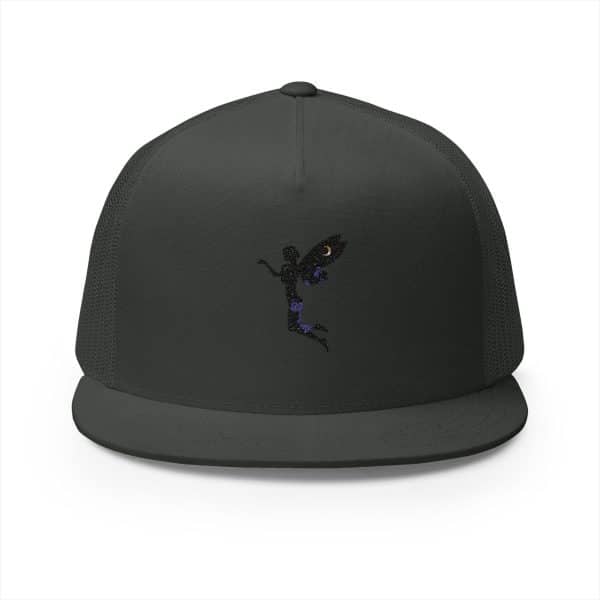 Fairy Embroidered 5 Panel Trucker Cap - Unique Outdoor Style - Image 25