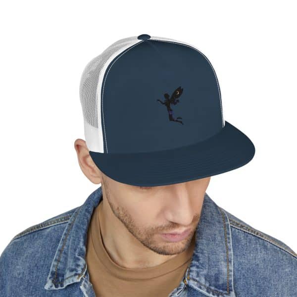 Fairy Embroidered 5 Panel Trucker Cap - Unique Outdoor Style - Image 7
