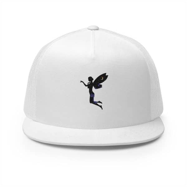 Fairy Embroidered 5 Panel Trucker Cap - Unique Outdoor Style - Image 21