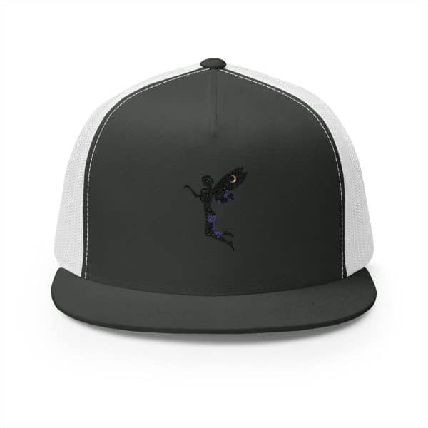 Fairy Embroidered 5 Panel Trucker Cap - Unique Outdoor Style - Image 29