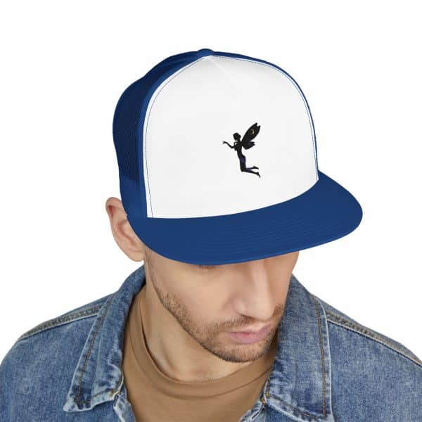 Fairy Embroidered 5 Panel Trucker Cap - Unique Outdoor Style - Image 19