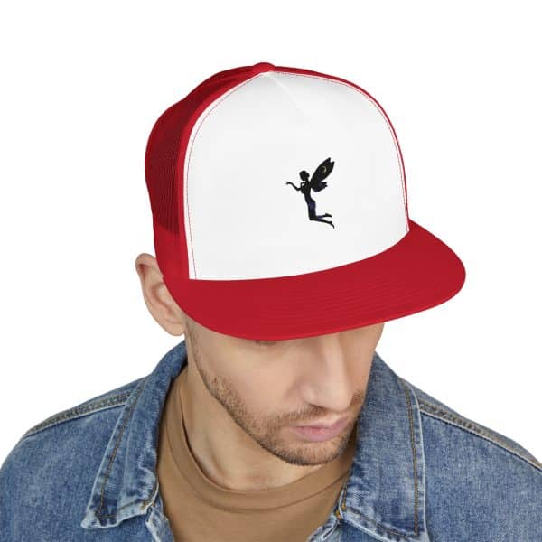 Fairy Embroidered 5 Panel Trucker Cap - Unique Outdoor Style - Image 15