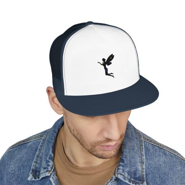 Fairy Embroidered 5 Panel Trucker Cap - Unique Outdoor Style - Image 11