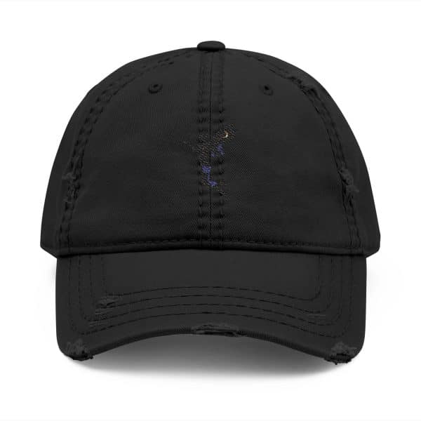 Distressed Dad Hat with Embroidered Design - Casual, Vintage Style for All Occasions - Image 5