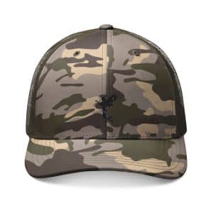 Celestial Fairy Camouflage Embroidered Trucker Hat - Stylish Outdoor Gear