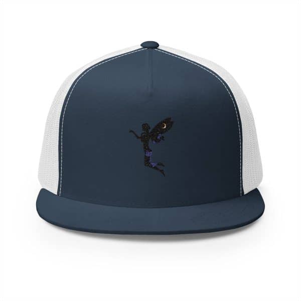 Fairy Embroidered 5 Panel Trucker Cap - Unique Outdoor Style - Image 5