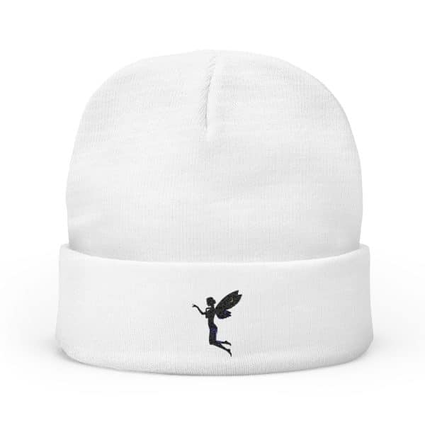 Enchanted Fairy Embroidered Knit Beanie - Cozy Winter Accessory - Image 11