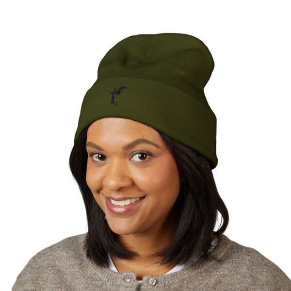 Embroidered Fairy Classic Cuffed Beanie - Winter Fashion Accessory - Image 11