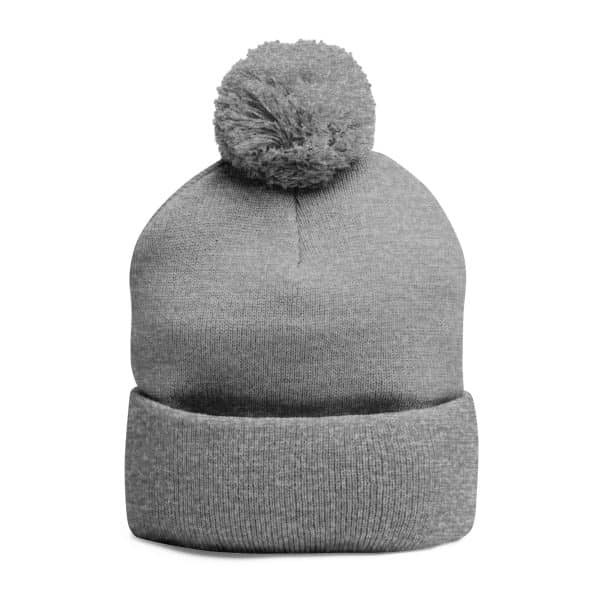 Celestial Fairy Cozy Pom-Pom Knit Cap with Embroidered Design - Image 2