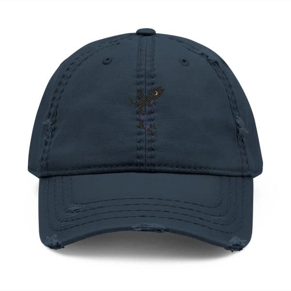 Distressed Dad Hat with Embroidered Design - Casual, Vintage Style for All Occasions - Image 13