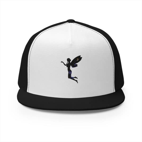 Fairy Embroidered 5 Panel Trucker Cap - Unique Outdoor Style - Image 45