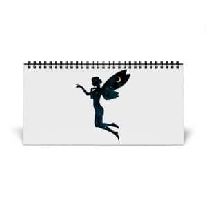Dreamy Fairy 2025 Desk Calendar - Inspiring Monthly Planner for Home & Office