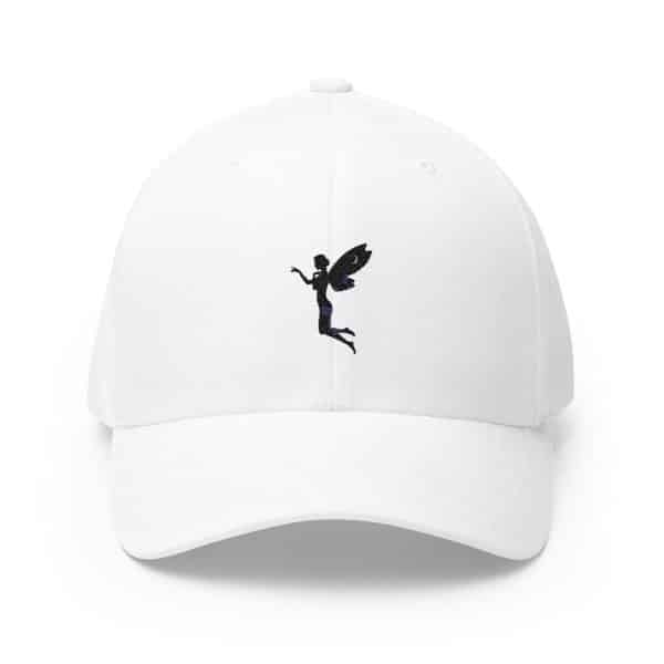 Fairy Embroidered Closed-Back Cap - Stylish & Trendy