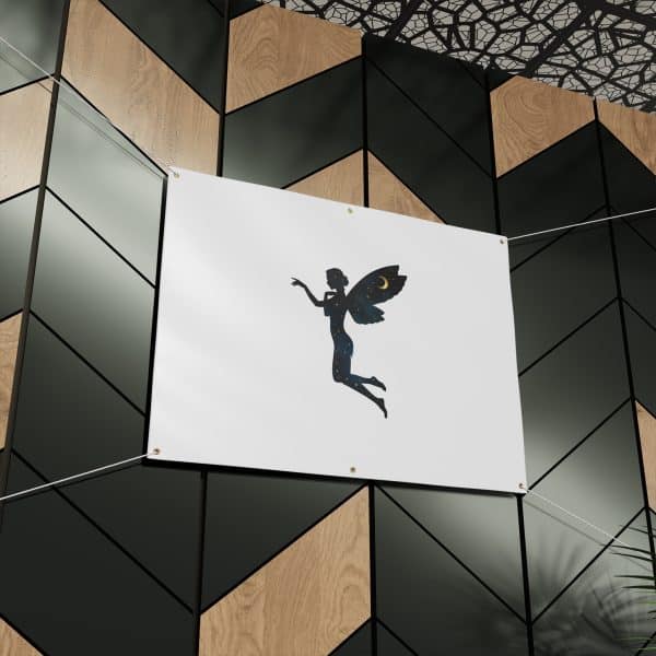 Fairy Silhouette Garden Banner - Mystical Decor for Celebrations & Events - Image 3