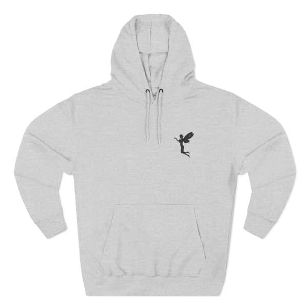 Fairy Wings Three-Panel Fleece Hoodie for Cozy Comfort - Image 5