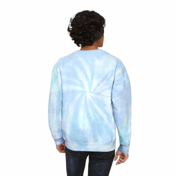 Celestial Fairy Unisex Tie-Dye Sweatshirt - Image 4