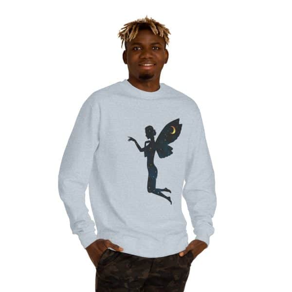 Celestial Fairy Unisex Crew Neck Sweatshirt - Magical Night Vibes - Image 39