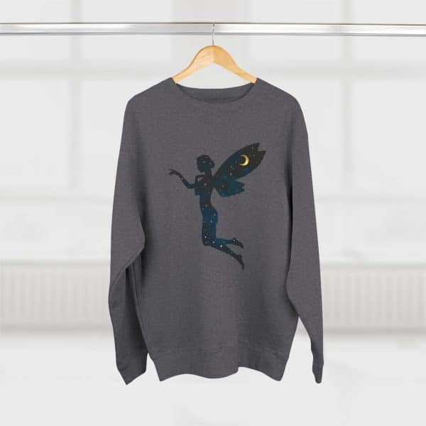 Celestial Fairy Unisex Crewneck Sweatshirt - Dreamy Night Sky Design - Image 8