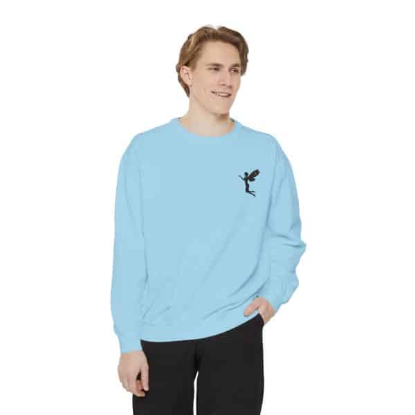 Fairy-Inspired Unisex Garment-Dyed Sweatshirt – Cozy and Playful Style - Image 35