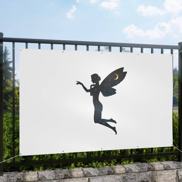 Fairy Silhouette Garden Banner - Mystical Decor for Celebrations & Events - Image 8