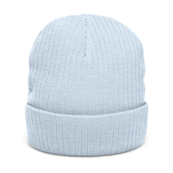 Celestial Fairy Cozy Ribbed Knit Beanie with Embroidery - Perfect for Winter and Outdoor Adventures - Image 14