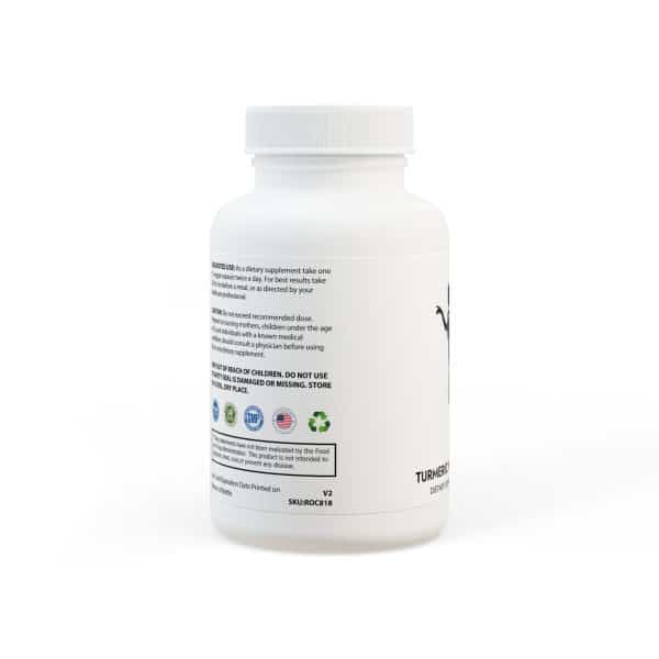 Celestial Fairy Turmeric with BioPerine® (Black Pepper Fruit Extract) Supplement (60 Capsules) - Image 2