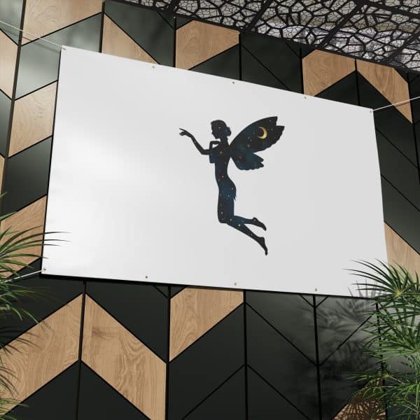 Fairy Silhouette Garden Banner - Mystical Decor for Celebrations & Events - Image 9