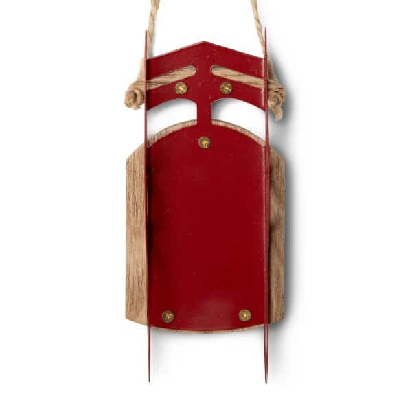 Whimsical Sled Ornament with Fairy Design - Holiday Decor for Winter Celebrations - Image 9