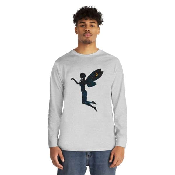 Celestial Fairy Long Sleeve Crewneck Tee - Dreamy Enchantment for Magical Souls - Image 7