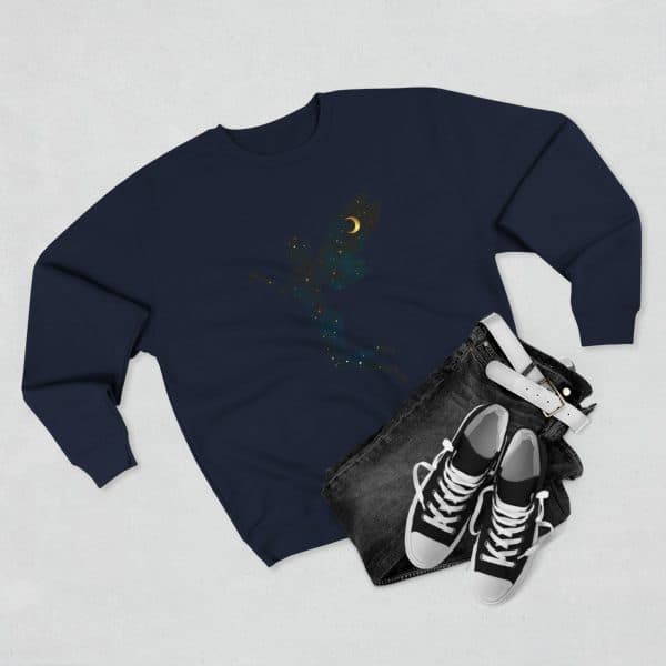 Celestial Fairy Unisex Crewneck Sweatshirt - Dreamy Night Sky Design - Image 23