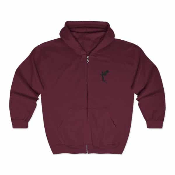 Fairy Silhouette Unisex Zip-Up Hoodie - Cozy and Stylish Casualwear - Image 11