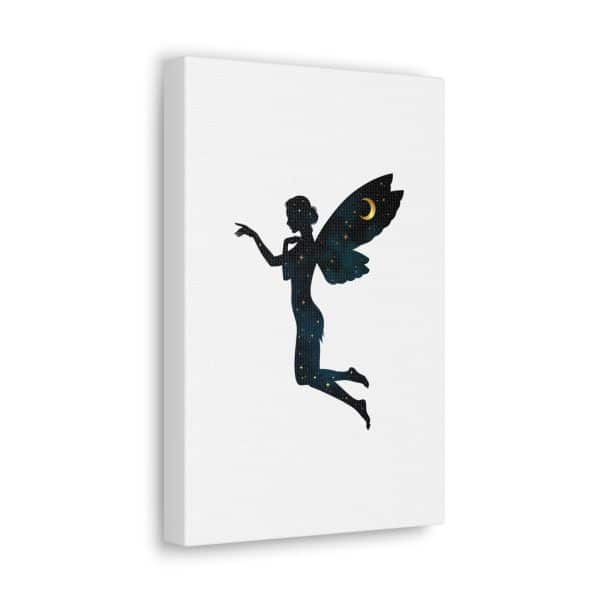 Enchanting Fairy Canvas Wall Art - Celestial Night Design - Image 2