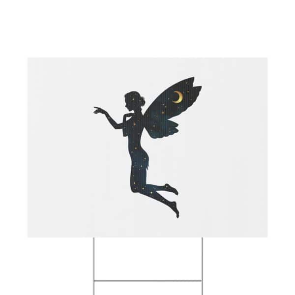 Magical Fairy Plastic Yard Sign - Perfect for Garden Decor and Party Celebrations - Image 6