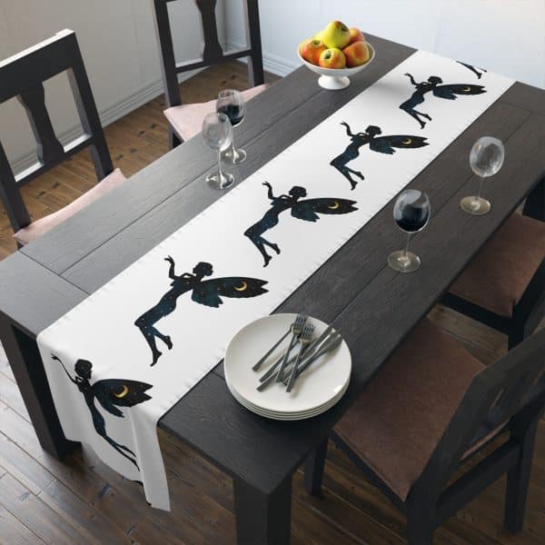 Whimsical Fairy Table Runner - Enchanting Cotton/Poly Blend for Elegant Dining Decor - Image 16