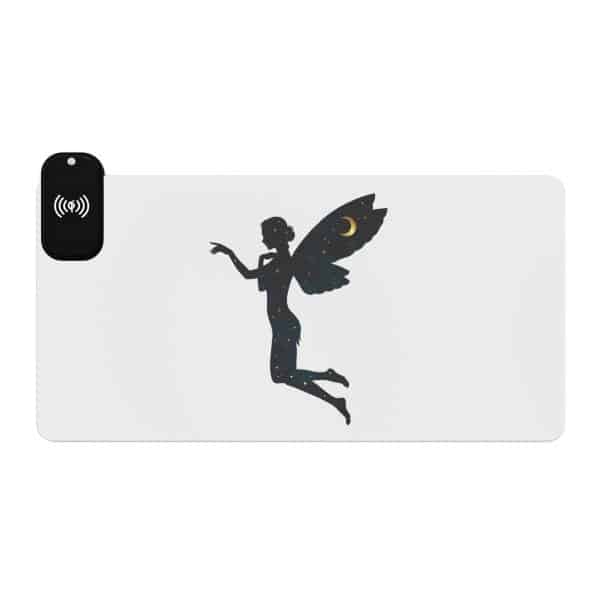 Celestial Fairy LED Gaming Mouse Pad, Wireless Charging - Image 13