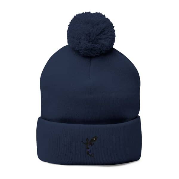 Celestial Fairy Cozy Pom-Pom Knit Cap with Embroidered Design - Image 19