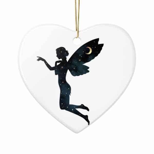 Enchanting Fairy Ceramic Ornaments – Two-Sided Holiday Decor - Image 4