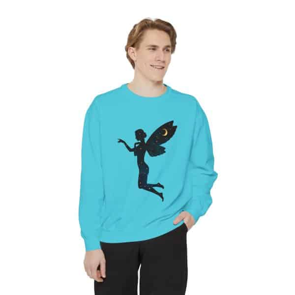 Celestial Fairy Unisex Garment-Dyed Sweatshirt - Cozy and Dreamy Style - Image 43