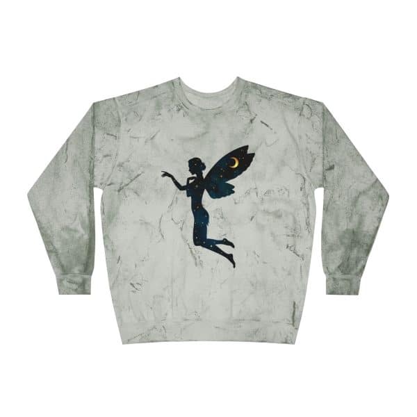 Celestial Fairy Unisex Color Blast Crewneck Sweatshirt - Image 9