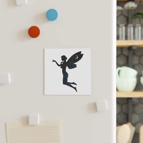 Celestial Fairy Square Magnet - Night Sky Decor - Image 7