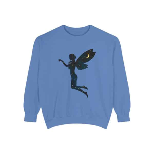 Celestial Fairy Unisex Garment-Dyed Sweatshirt - Cozy and Dreamy Style - Image 49