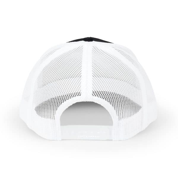 Celestial Fairy Stylish Black & White Snapback Trucker Cap with Embroidery - Image 2