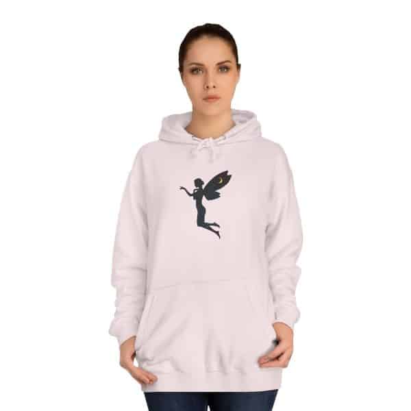 Fairy Design Unisex College Hoodie - Dreamy and Unique Campus Wear - Image 60